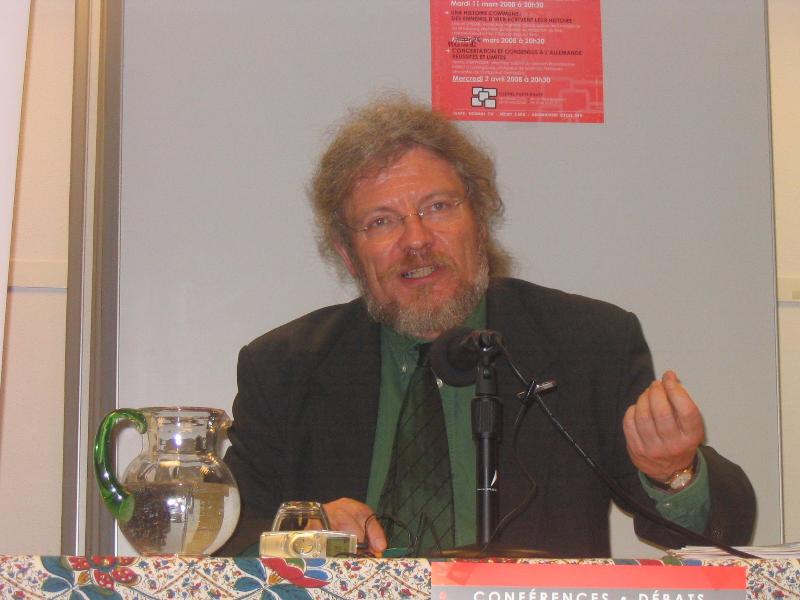 Schaefer1.JPG - Otto SCHAEFER - L'Allemagne, berceau du "développement durable" ?Mardi 11 mars 2008