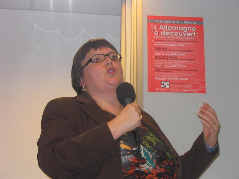 Wydmusch2.JPG - Solange WYDMUSCH - La Réunification : Un rendez-vous manqué ?Mardi 4 mars 2008